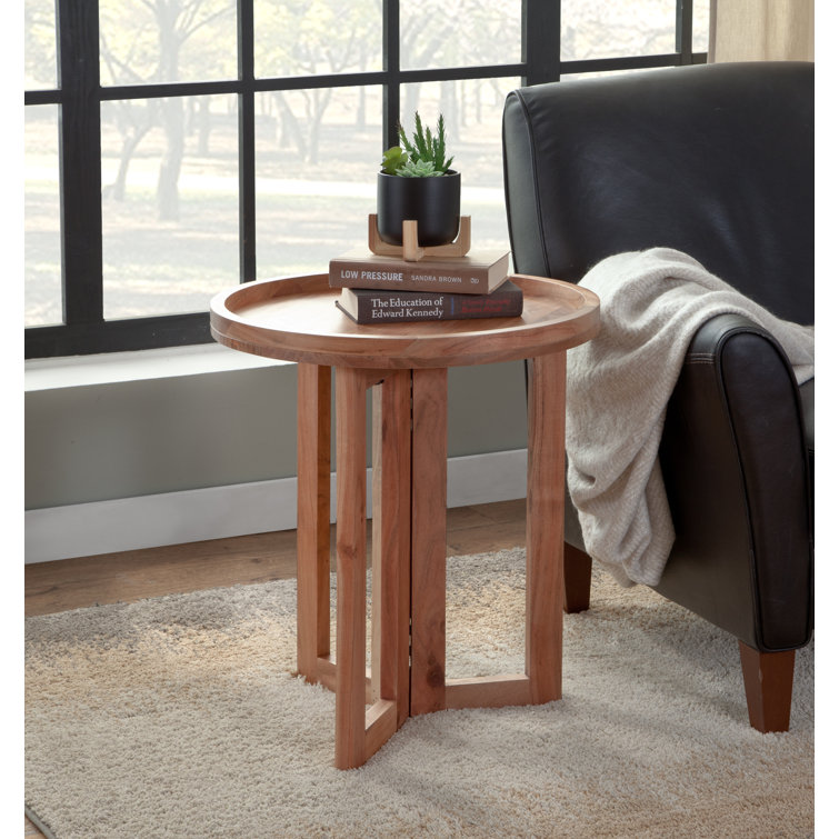 Union Rustic Kamma Solid Wood Living Room Table Set & Reviews Wayfair